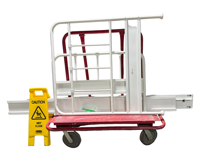 White Metal Bed Frame - Single / Twin