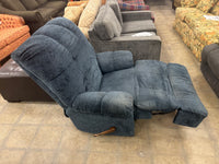 Dark Blue Recliner Rocker