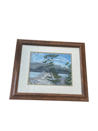 Landscape Painting - White Pine by the Lake