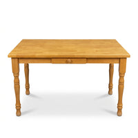 48 in. W Farm Table With Drawer