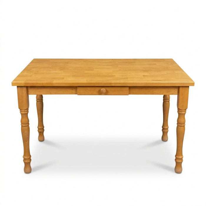 48 in. W Farm Table With Drawer