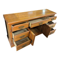 Solid 8-Drawer Oak Dresser