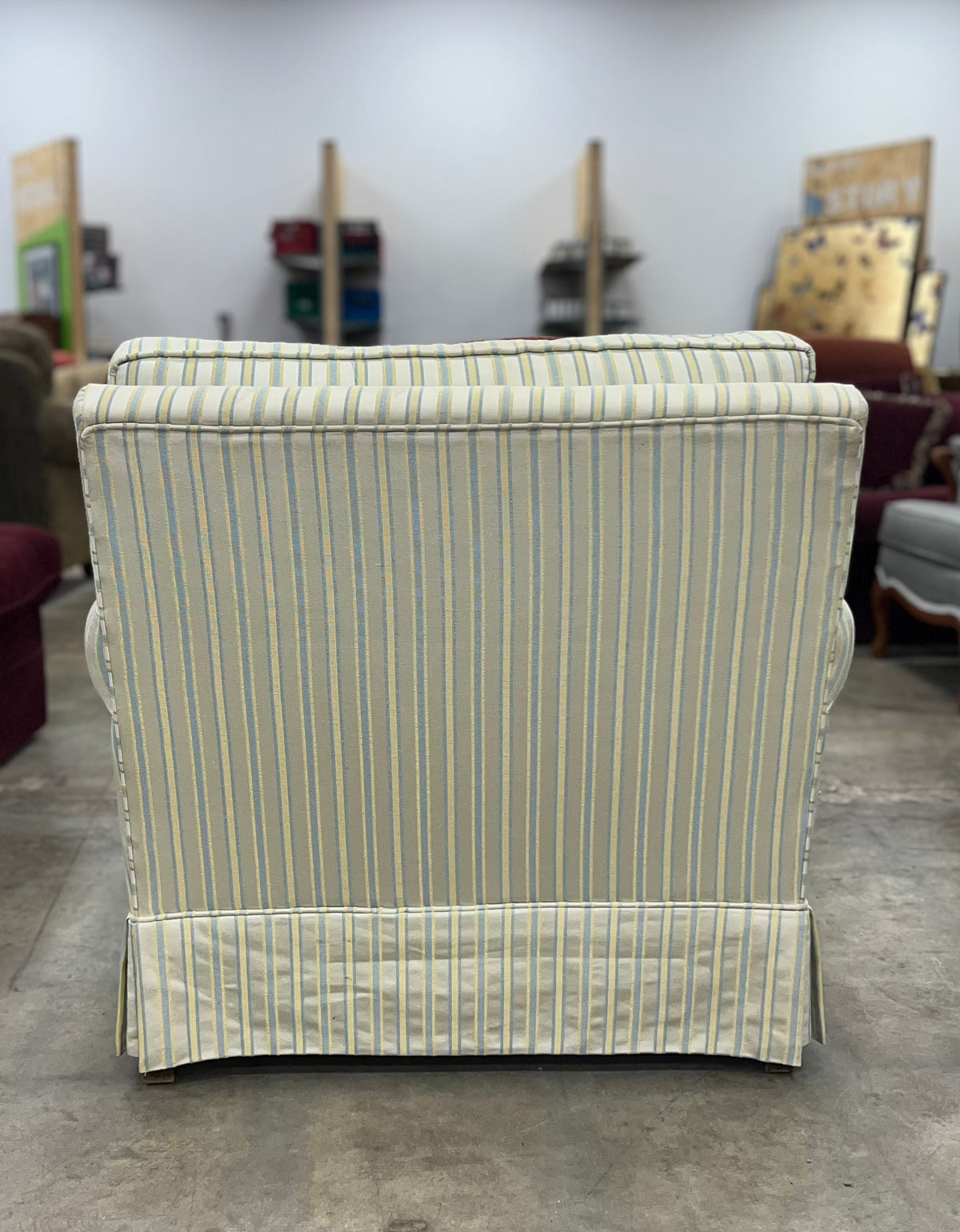 Striped Patterned Armchair