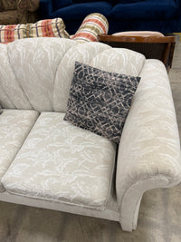 White Seashell Styled Loveseat
