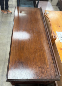 Vintage Wood Sideboard w/ Carved Details
