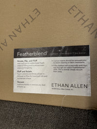 88"W Ethan Allen Featherblend Wool Sofa