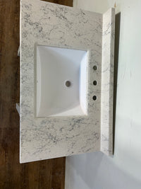 Vanity Counter Top in Arctic Snow