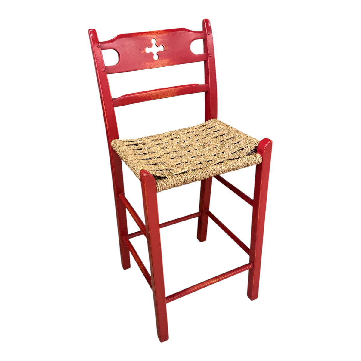 Wolf Red Counter Stool