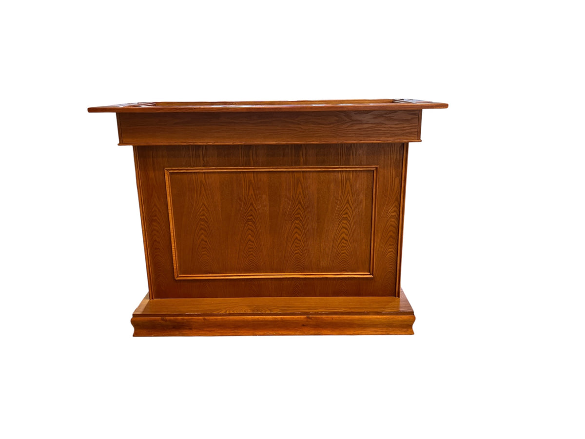 Solid Oak Casino Game Bar Table - Multifunctional
