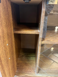 Cabinet with Swivel Top & Pull-Out Rack