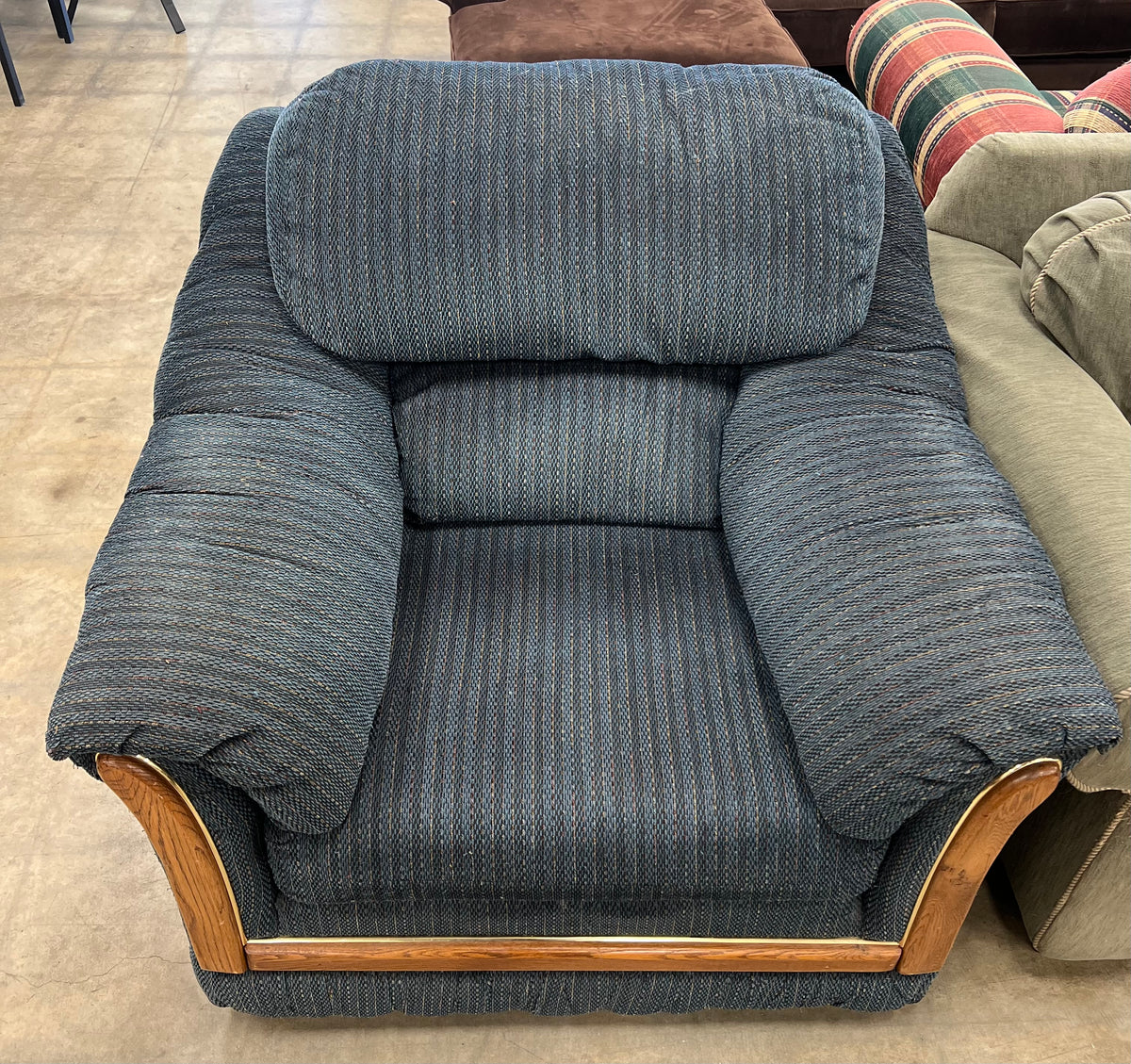 Dark Blue Armchair