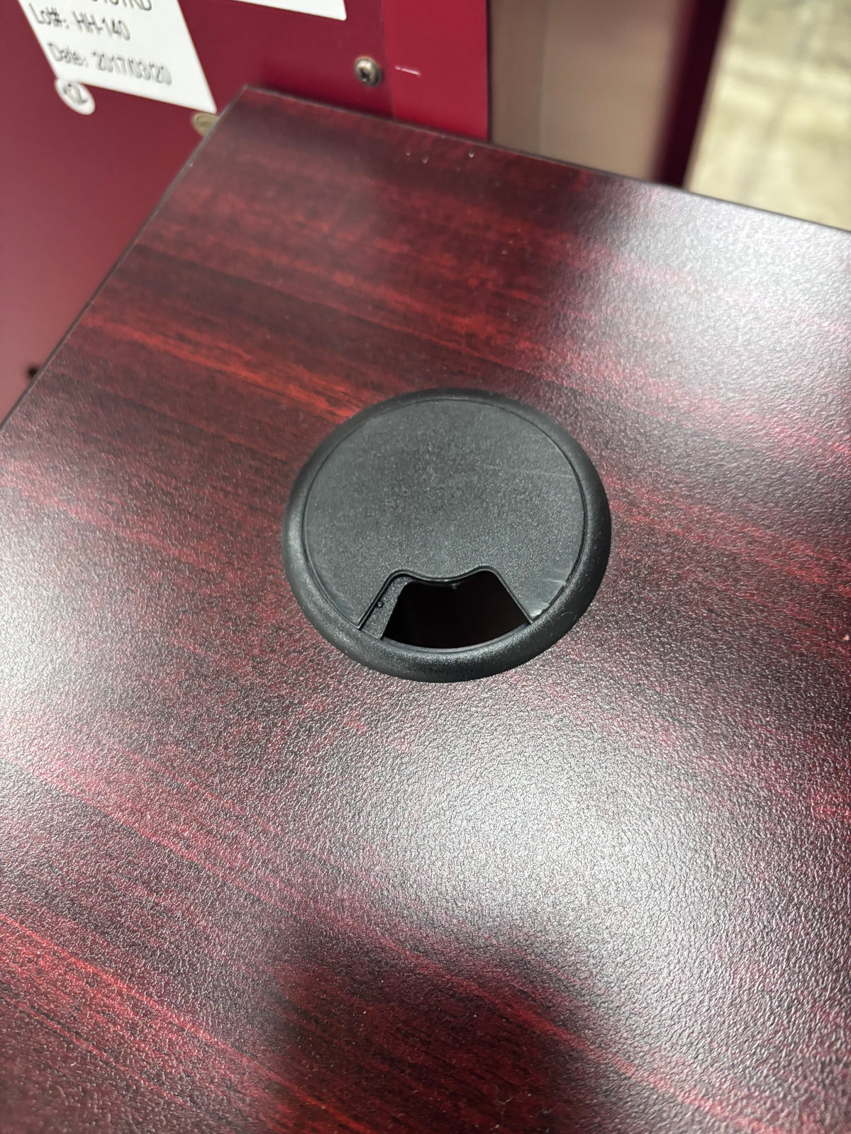 Large Red/Brown Office Desk