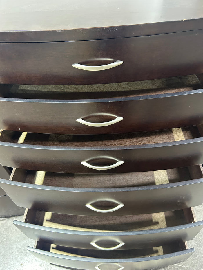 Brown Tall boy Dresser