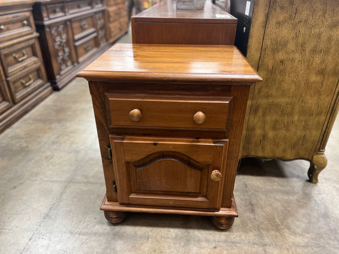 Wooden Light Brown Nightstand