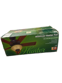 Hunter Westover Four Seasons Heater Fan (Model 27894) with a 52-inch span.