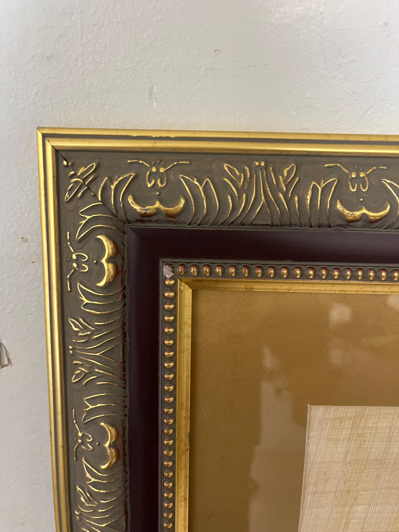 Framed Ancient Egypt Chariot Art