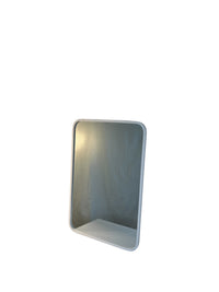 White Modern Rectangle Mirror