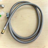 5-Piece Tub Filler Trim Set with Lever Handles, Satin Nickel & Gold – TKL805F-SNGD
