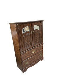Veneer 2-Drawer Storage Cabinet