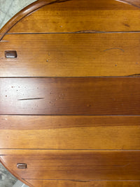 Round Wooden End Table