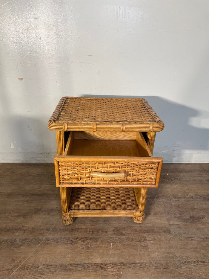 Rattan Wicker Side Table