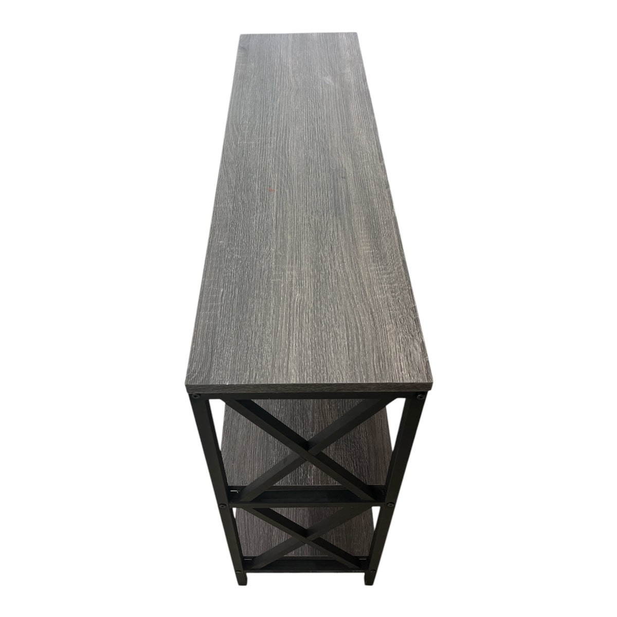 Grey Industrial Bookshelf