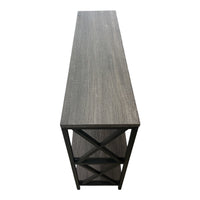 Grey Industrial Bookshelf