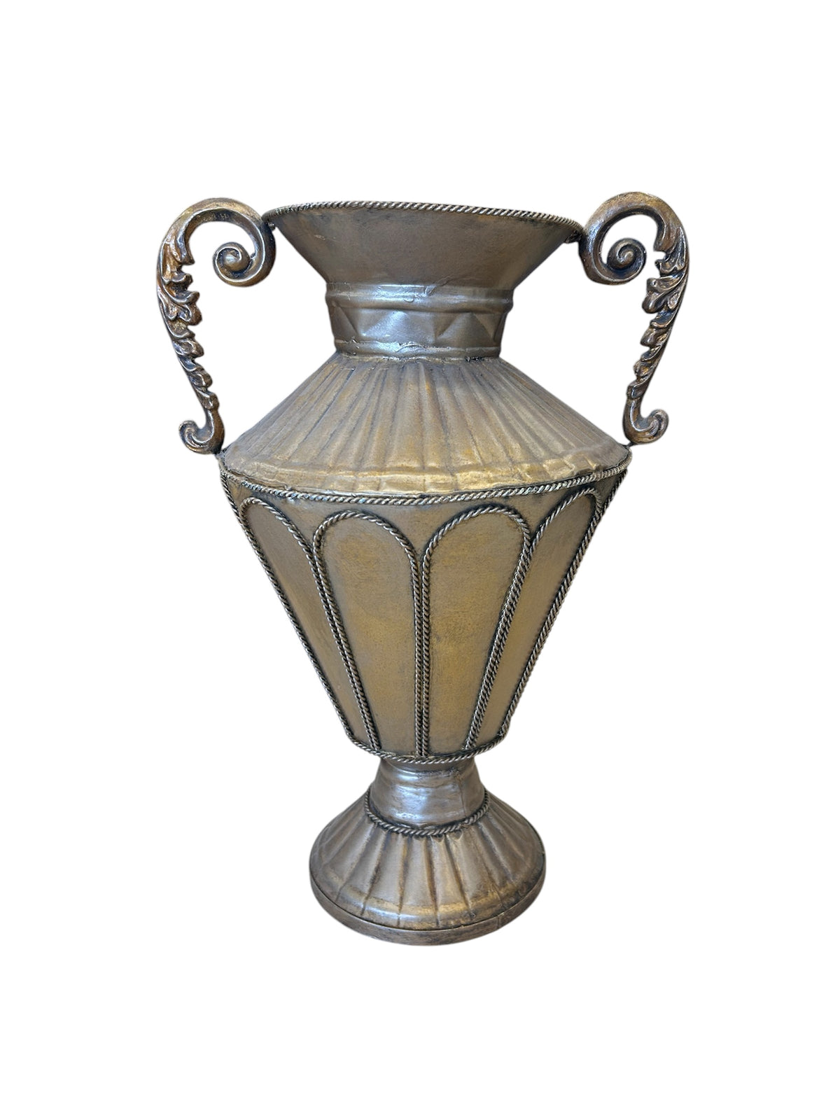 Amphora Metal Vase