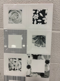 7" x 19" Floral Tile