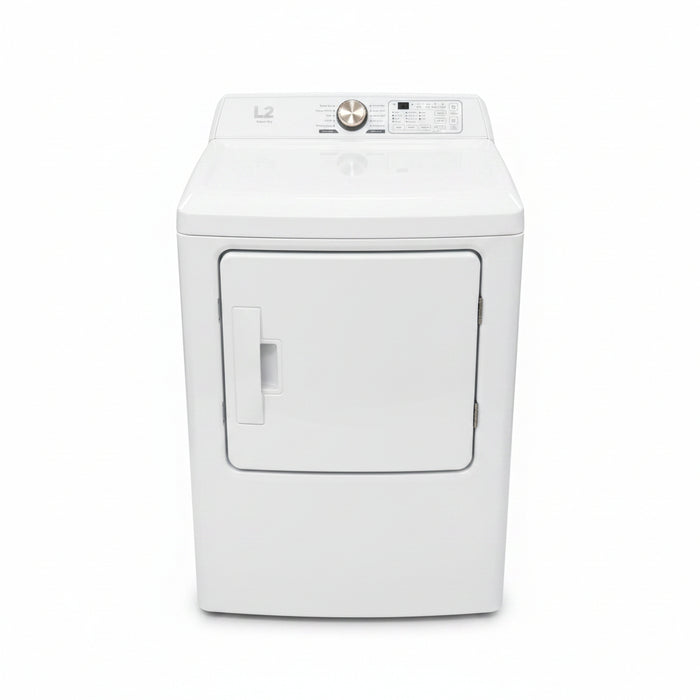 White L2 Front-Loading Electric Dryer