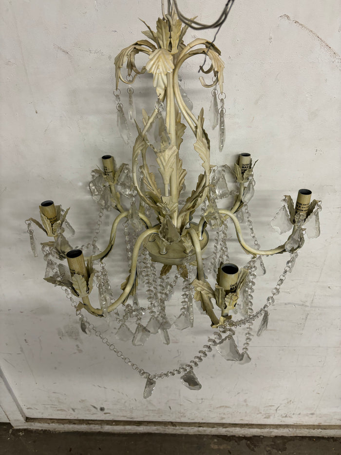 Ivory Crystal Chandelier