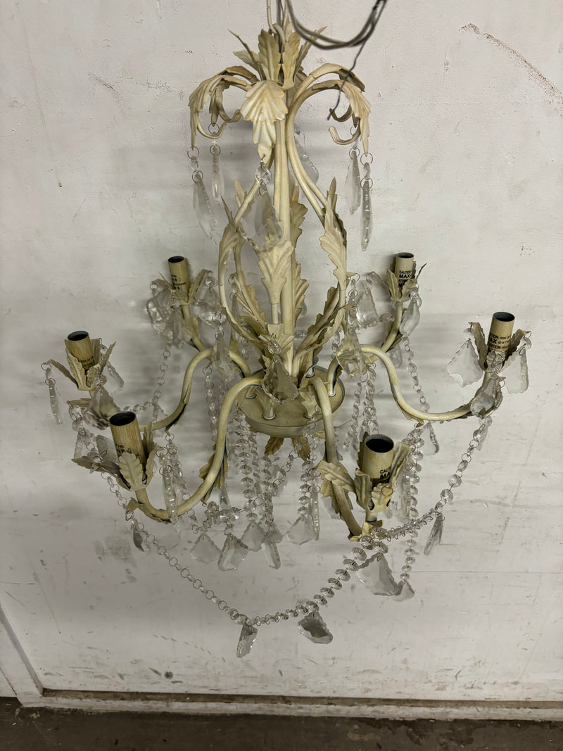 Ivory Crystal Chandelier