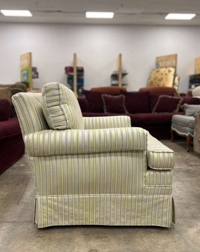 Striped Patterned Armchair