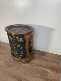 Oval 3-Drawer End Table