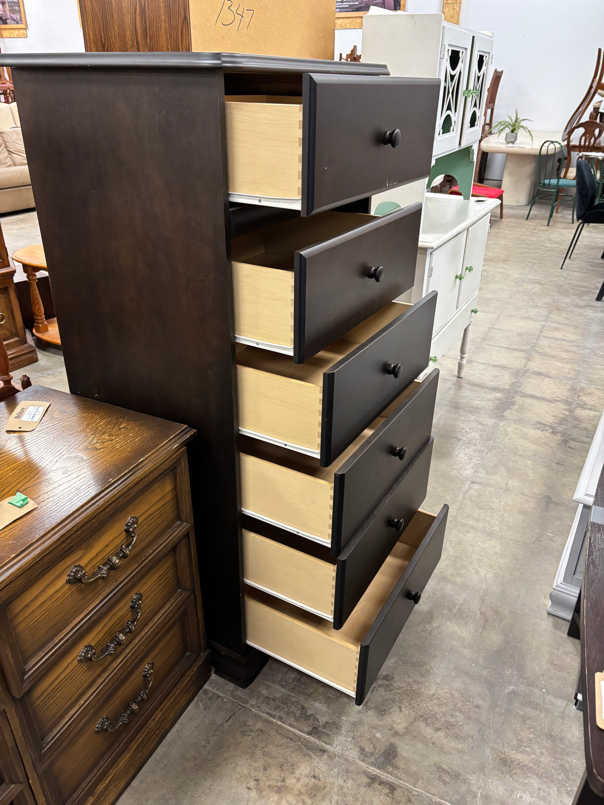 Modern 6-Drawer Tall Chest