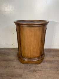 Oval 3-Drawer End Table
