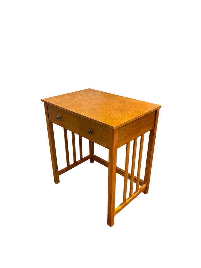 Compact Desk With Pull Out Tray