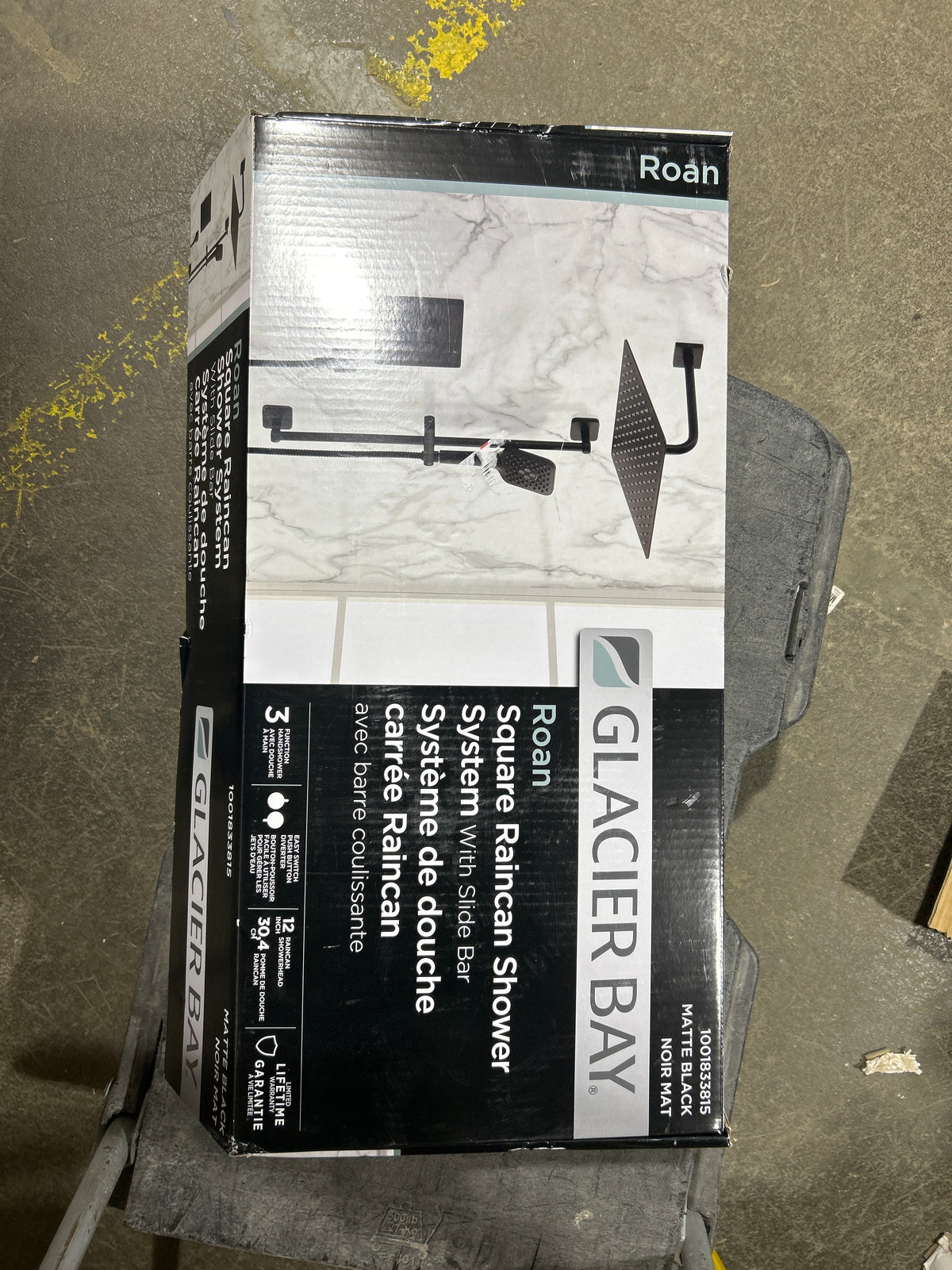 Glacier Bay Shower System in Matte Black