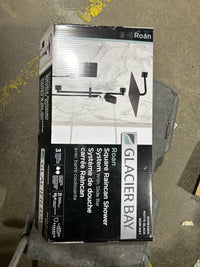 Glacier Bay Shower System in Matte Black