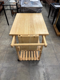 Wooden Kitchen Utility Cart