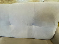 Dusty Rose Pink Fabric Sofa