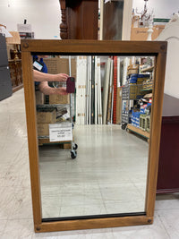 Wood Frame Mirror 39.75 in H x 27 in W