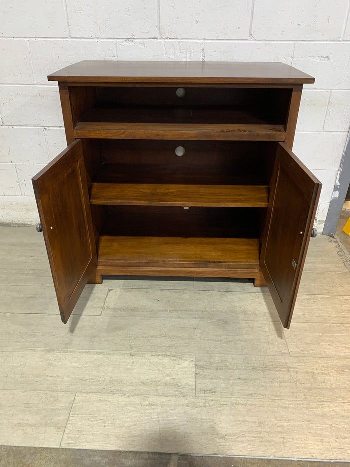 Wooden Entertainment Centre with cabinets