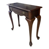 Queen Anne-Style Mahogany Console Table