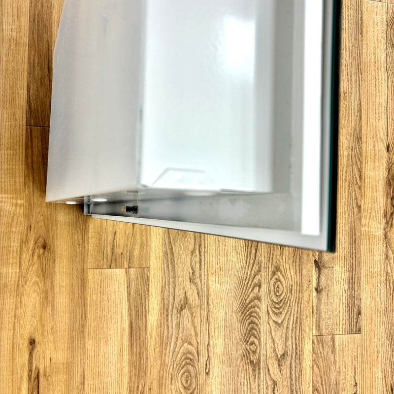 Medicine Cabinet 32x16-Inch with Mirror and Glass Shelves S0-1632R