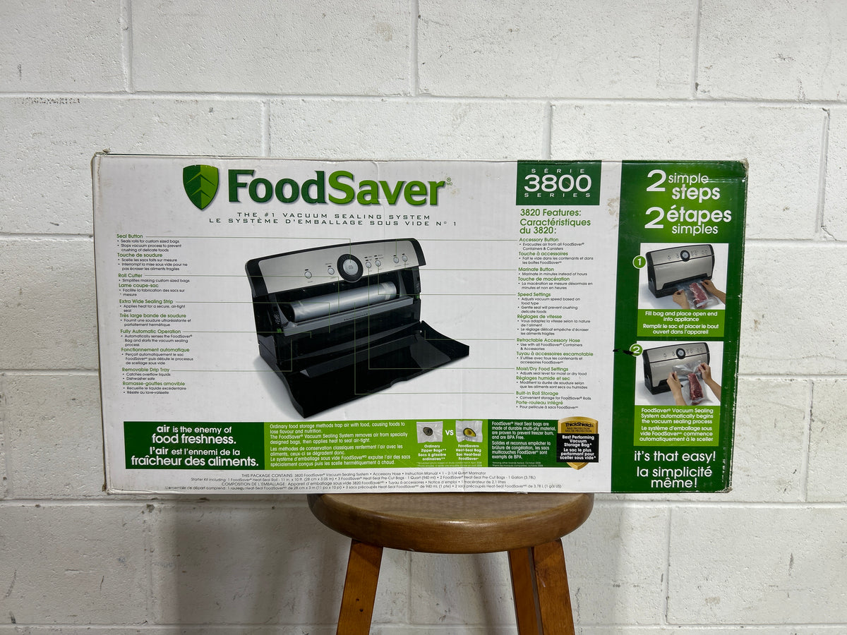 Foodsaver 3800 Series Vacuum Sealer