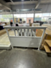 White Double Bedframe