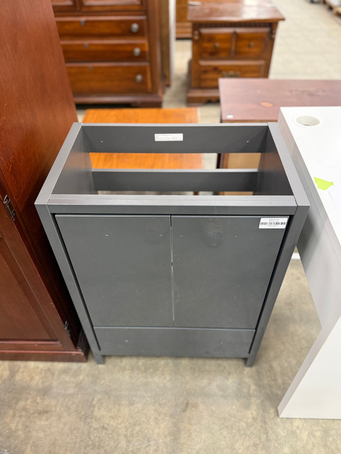 Dark Grey Gloss Freestanding Bathroom Vanity