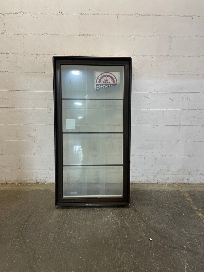 32"W x 62"H Casement Window in Brown