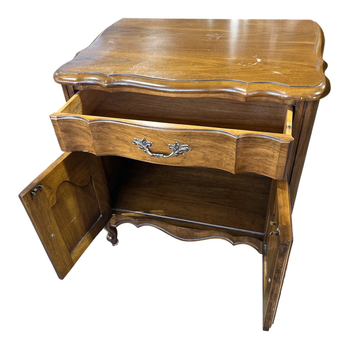 WHITE Provincial Night Stand